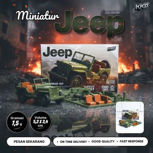 Miniatur Rakit Jeep 