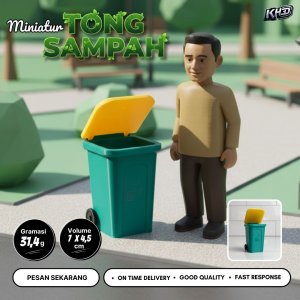 Miniatur Tempat Sampah