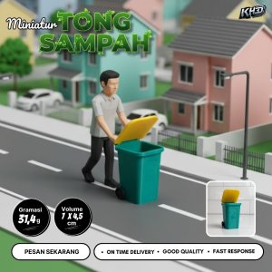 Miniatur Tempat Sampah