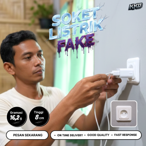 Colokan Listrik Prank Palsu
