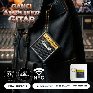 Gantungan Kunci Amplifier Gitar Mini