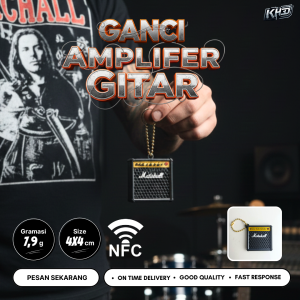 Gantungan Kunci Amplifier Gitar Mini