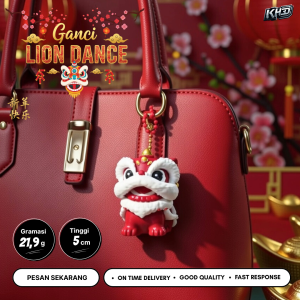 Gantungan Kunci Barongsai Duduk