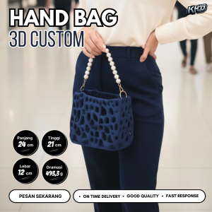 Hand Bag Custom Keren Dark Blue