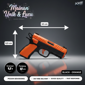 Mainan Unik dan Lucu (Black-Orange)