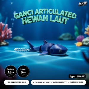 Ganci Articulated Hewan Laut (Shark)