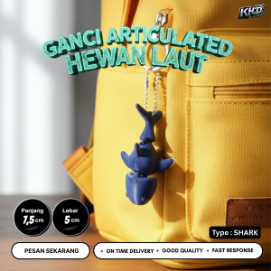Ganci Articulated Hewan Laut (Shark)