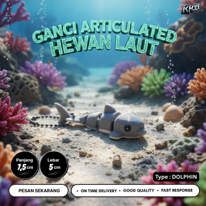 Ganci Articulated Hewan Laut (Dolphin)