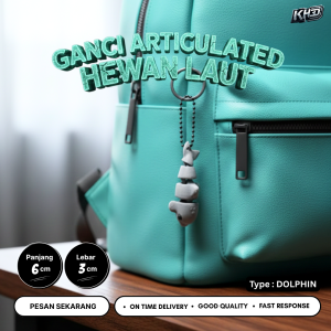 Ganci Articulated Hewan Laut (Dolphin)