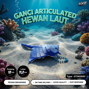 Ganci articulated Hewan Laut (Pari Manta)