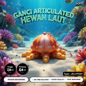 Ganci Articulated Hewan Laut (Jelly Fish)