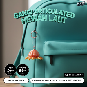 Ganci Articulated Hewan Laut (JellyFish)