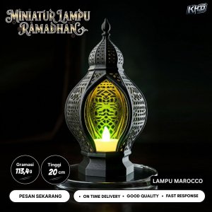 Pajangan Lampu Ramadhan Marroco