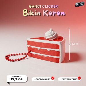 Ganci Clicker Kue White Cream