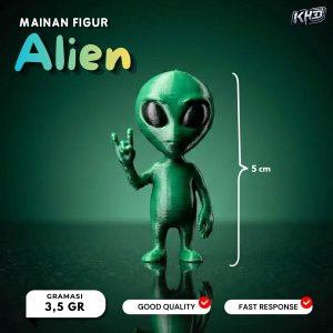 Miniatur Alien Pose Metal