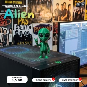 Miniatur Alien Pose Metal