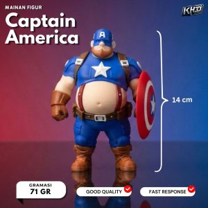 Mainan Figur Captain America Kecil