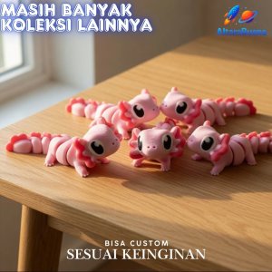 Mainan Flexi Axolotl