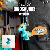 Gantungan Kunci Dinosaurus Dua Warna 