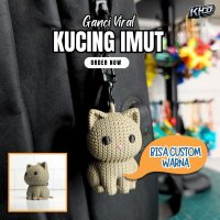 Gantungan Kunci Viral Kucing Rajut