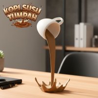 Pajangan Kopi Susu Tumpah